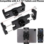 ZUZUXI iPad Desk Mount, Adjustable Foldable Tablet Aluminum Arm, 360° Rotation - Image 5