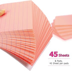 Early Buy 6 Pads Lined Sticky Notes - Image 4