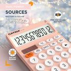 CATIGA 12 Digit Desktop Calculator Basic Desk Calculator - Image 5