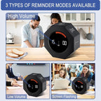 GuDoQi Digital Productivity Timer, Octagon Rotating Pomodoro Timers - Image 5