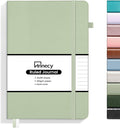 Annecy Lined Journal Notebook, Hardcover Leather Journal by Annecy