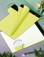 6 Pack Yellow Legal Pads 8.5 x 11 College Ruled Lined Writing Note Pads 8.5 x - Image 3