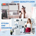Henoyso 12 Pcs 3 Ring 1 Inch Binders Fits 8.5 x 11 Inch Letter Size Paper - Image 6