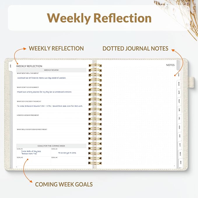 SUNEE 2026 Planner 8.5" x 11" – Dated Productivity Planner - Image 3