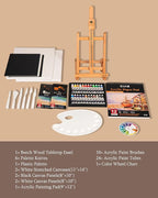 DJAR 49 pcs Acrylic Art Set - Image 2