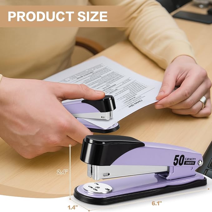 Deli Stapler Heavy Duty, Full Strip Staplers - Image 2