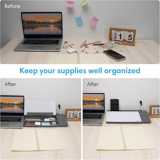 Varhomax Glass Desk Whiteboard - Image 4