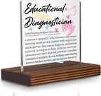 Educational Diagnostician Gifts, Thank You Desk Sign by Pariveca