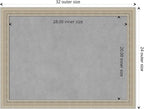 Amanti Art Silver Framed Magnetic Board 24x32 Medium Vision Board - Image 4