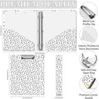 Lateefah 3 Ring Binder, 1 Inch Binder Organizer - Image 4