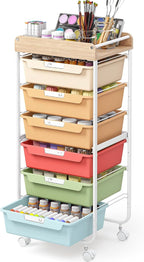 Rolling Storage Utility Cart by SYKIARIOL