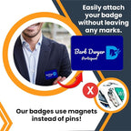 Magnet Me Up Custom Printed Magnetic Name Tag Badge - Image 3