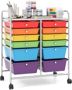 Giantex 12 Drawer Rolling Storage Cart Tools Scrapbook Paper Office School by Giantex