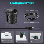 XBA PD 20W USB C Desk Power Grommet - Image 6
