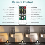 3 Colors Temperatures LED Closet Light Motion Sensor Step Light Compatible - Image 3