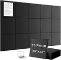 G Gamit Large Felt Wall Tiles Bulletin Board 59”x36”, Large Cork Board by GGAMIT