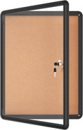 Mifuro 26"x20" Enclosed Bulletin Board, Lockable Weather-Resistant Aluminum by MifuroOfficeProduct