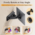 nediea Magnetic Wall Mount for iPad, 360°Rotation Tablet Wall Mount Holder - Image 2