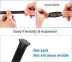 100ft - 3/8 inch PET Expandable Braided Sleeving – Black – Alex Tech Braided - Image 5