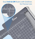Firbon 12" Guillotine Paper Cutter - Image 3
