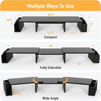 Simple Houseware Desk Dual Monitor Stand Riser - Image 3