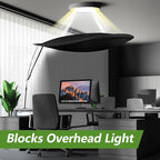 55 Inch Office Cubicle and Desk Shade – Blocks Light and Air Conditioning - Image 2