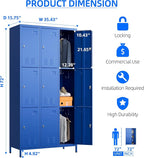 SUPEER 9 Doors Metal Locker for Employees - Image 3