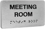 Meeting Room Signs for Business and Office Sign, ADA Signs by Flyangle