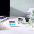 Weewooday 12 Pcs Digital Kitchen Magnetic Timer Bulk Classroom Count up - Image 7