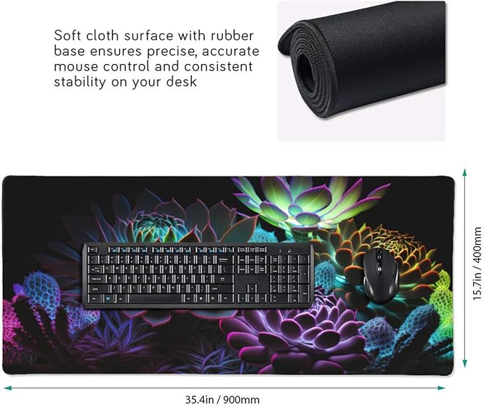 CANFLASHION Gaming Mouse Pad, Large Mouse Pads - Image 2