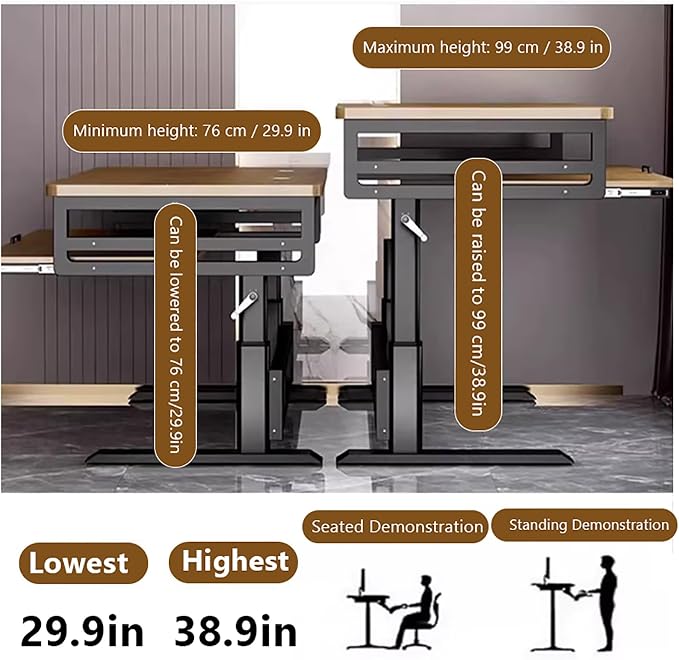 GRIPITHPY Modern Music Studio Desk Workstation - Image 5
