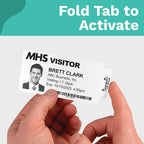 Threshold 3.25 Inch Tab Expiring Visitor Badges on a Roll | 4 Rolls Compatible - Image 4