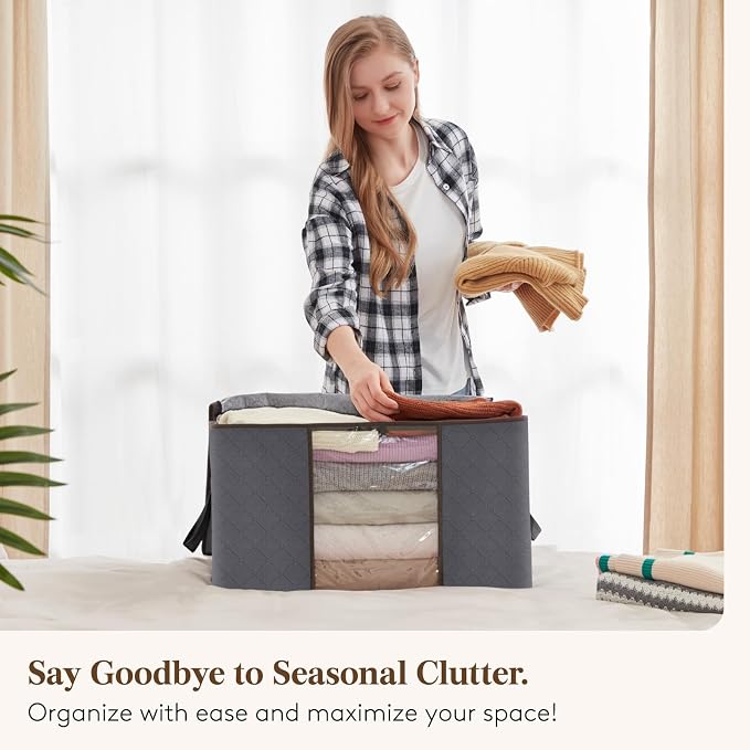 Lifewit 8 Pack Foldable Clothes Storage Bins - Image 8
