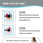 Visual Timer 7.5 inch; 60 Minute 1 Hour Countdown Timer - Image 3