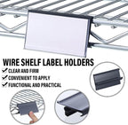 Kathfly 50 Pcs Wire Shelf Label Holders Compatible - Image 3