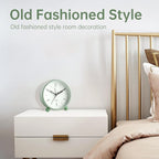 Analog Alarm Clock, 4 inch Super Silent Non Ticking Small Clock - Image 5