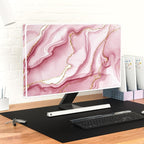 Baocicco Gold Pink Marble Waterproof TV Display Screen Cover 50, 52 Inch TV - Image 6