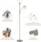 RISLG Floor Lamp, Dimmable Standing lamp, Stepless Dimming Brightness, Included - Image 4