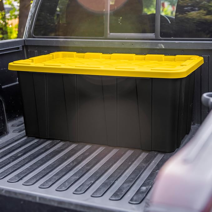 Sterilite 4-Pack Industrial Tote, Plastic Storage Container Bins - Image 6
