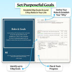 Roterunner Purpose Planner Notebook B5 7.5”x9.8” Undated 2026 Daily Weekly and - Image 3