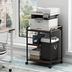Fannova 22 x 18 Inch Large Printer Stand, Mobile Printer Table - Image 4