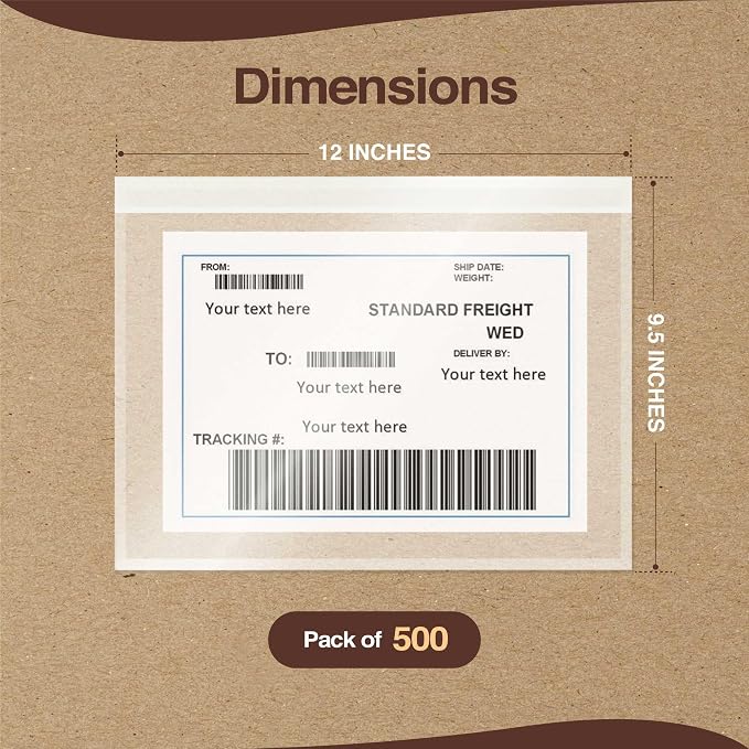 Shipping Label Sleeves - Image 3