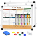 Weekly Dry Erase Board and Cork Board Combo by Marsrock