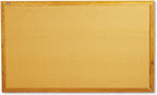 Quartet Cork Board, Bulletin Board, Oak Finish Frame by Quartet
