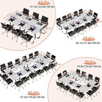 Conference Table Flip Top Mobile Conference Room Tables, Folding Conference - Image 4