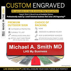 Custom Name Plate with Choice of Mounting - Image 2