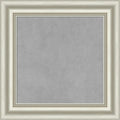 Amanti Art Silver Framed Magnetic Board 22x22 Small Vision Board by AmantiArt