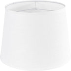 White Texture Lamp Shade Drum Lampshades Replacemnt by GOSO