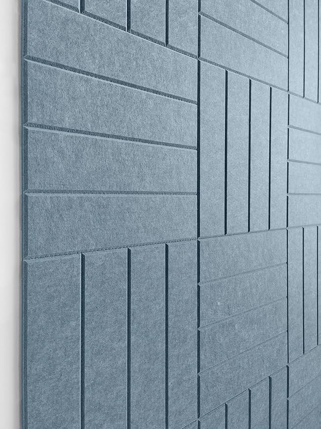 DECORITA Felt Bulletin Board Tiles | Modern Cork Board Alternative | Large Cork by DesignerManufacturerofInnovativeBulletinBoardSolutionsforHomeOffice