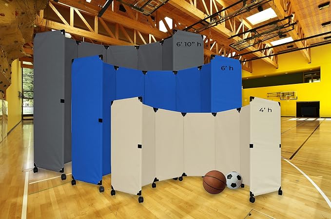 Versare MP10 Portable Folding Wall Partition | Economical 5 Panel Design | - Image 4